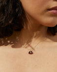 Birthstone January Garnet Necklace