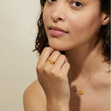 November Birthstone Citrine Ring