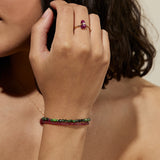 Birthstone July Ruby Bracelet