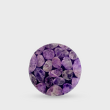 Amethyst Coaster Pair