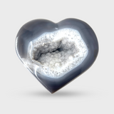 Agate Druzy Heart