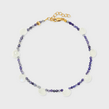 Arizona Silverite Rainbow Moonstone Gem Drop Bracelet