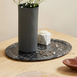 Black Onyx Oval Tray