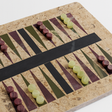 Brown Onyx Backgammon Set