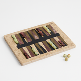 Brown Onyx Backgammon Set