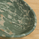Green Dragon Jade Oval Tray