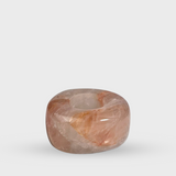 Hematoid Quartz Polished Candle Holder