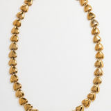 Hematite Golden Heart Necklace