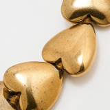 Hematite Golden Heart Bracelet