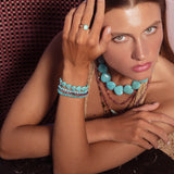 Nevada Turquoise Heart Bracelet