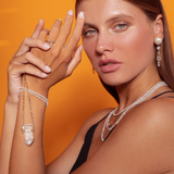 April Birthstone Herkimer Diamond Ring