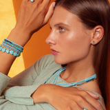 Birthstone December Turquoise Bracelet & Necklace Set
