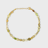 Arizona Green Garnet Coin Bracelet