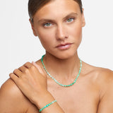 Arizona Chrysoprase Faceted Candy Bracelet