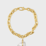 Crystalline Amour Diamond Crystal Quartz Charm Bracelet