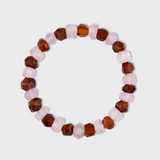 Gaia Garnet & Kunzite Stretch Bracelet
