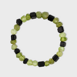 Gaia Peridot & Tourmaline Stretch Bracelet