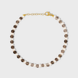 Ocean Connection Smoky Quartz Pearl Bracelet