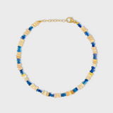 Soleil Blue Yellow Opal Stripe Bracelet