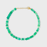 Soleil Green Faceted Opal Bracelet
