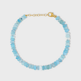 Soleil Blue Faceted Opal Bracelet
