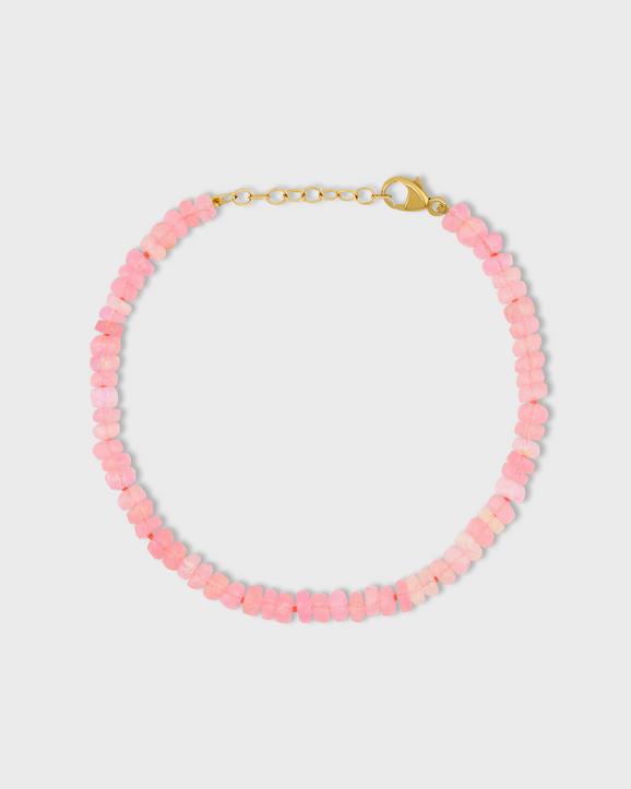 Soleil Pink Faceted Large Opal Bracelet