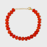 Oracle Carnelian Large Gemstone Bracelet