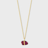 July Birthstone Ruby Necklace
