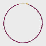 Birthstone July Ruby Necklace