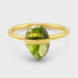 August Birthstone Peridot Ring