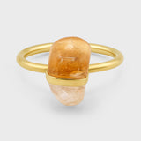 November Birthstone Citrine Ring