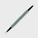 Chakra Royal Double Emerald Diamond Woven Bracelet