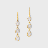 Astral Cascading Diamond Slice Earrings