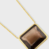 Gemstone Jumbo Smoky Quartz Necklace