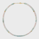 Aurora Morganite Fancy Cut Necklace