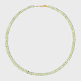 Aurora Prehnite Fancy Cut Necklace