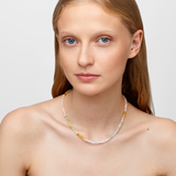 Arizona Morganite Cubist Necklace