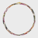 Arizona Light Rainbow Sapphire Double Long Necklace