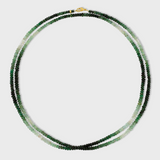 Arizona Ombre Emerald Double Long Necklace