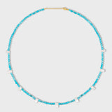 Arizona Turquoise Moonstone Gem Drop Necklace
