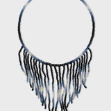 Arizona Blue Sapphire Fringe Necklace