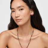Arizona Tourmaline With Veracruz Amethyst Crystal Necklace