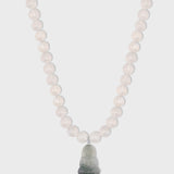 Jade Diamond Moon Goddess Moonstone Necklace