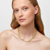 Gaia Peridot & Herkimer Diamond Necklace
