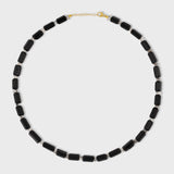 Gaia Black Tourmaline & Herkimer Diamond Necklace