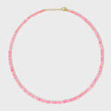 Soleil Pink Opal Smooth Necklace