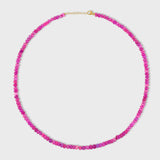 Soleil Fuchsia Faceted Opal Necklace