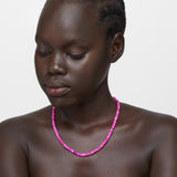 Soleil Fuchsia Faceted Opal Necklace