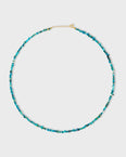 Soleil Blue Pebble Opal Necklace
