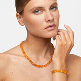 Oracle Citrine Large Gemstone Necklace